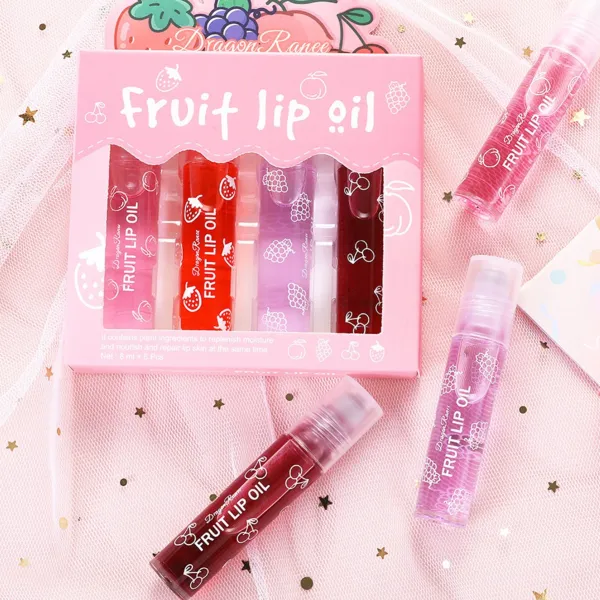 Rolling Ball Moisturizing Lip Oil Set